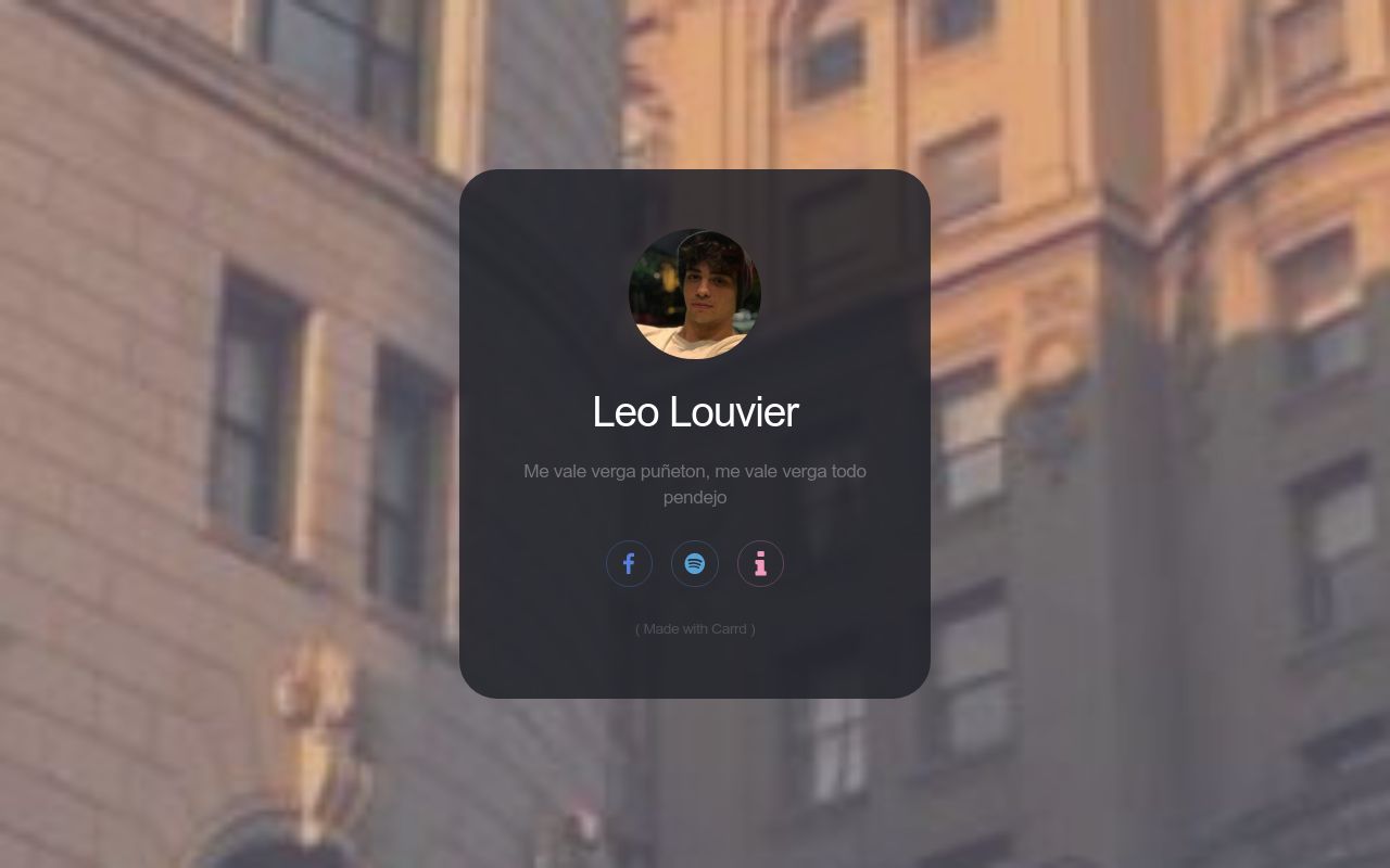 Carrd profile picture for @leito